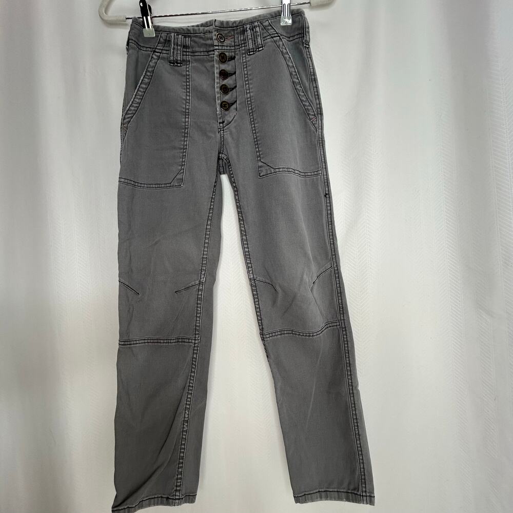 Anthropologie Pilcro jeans gray straight leg 25